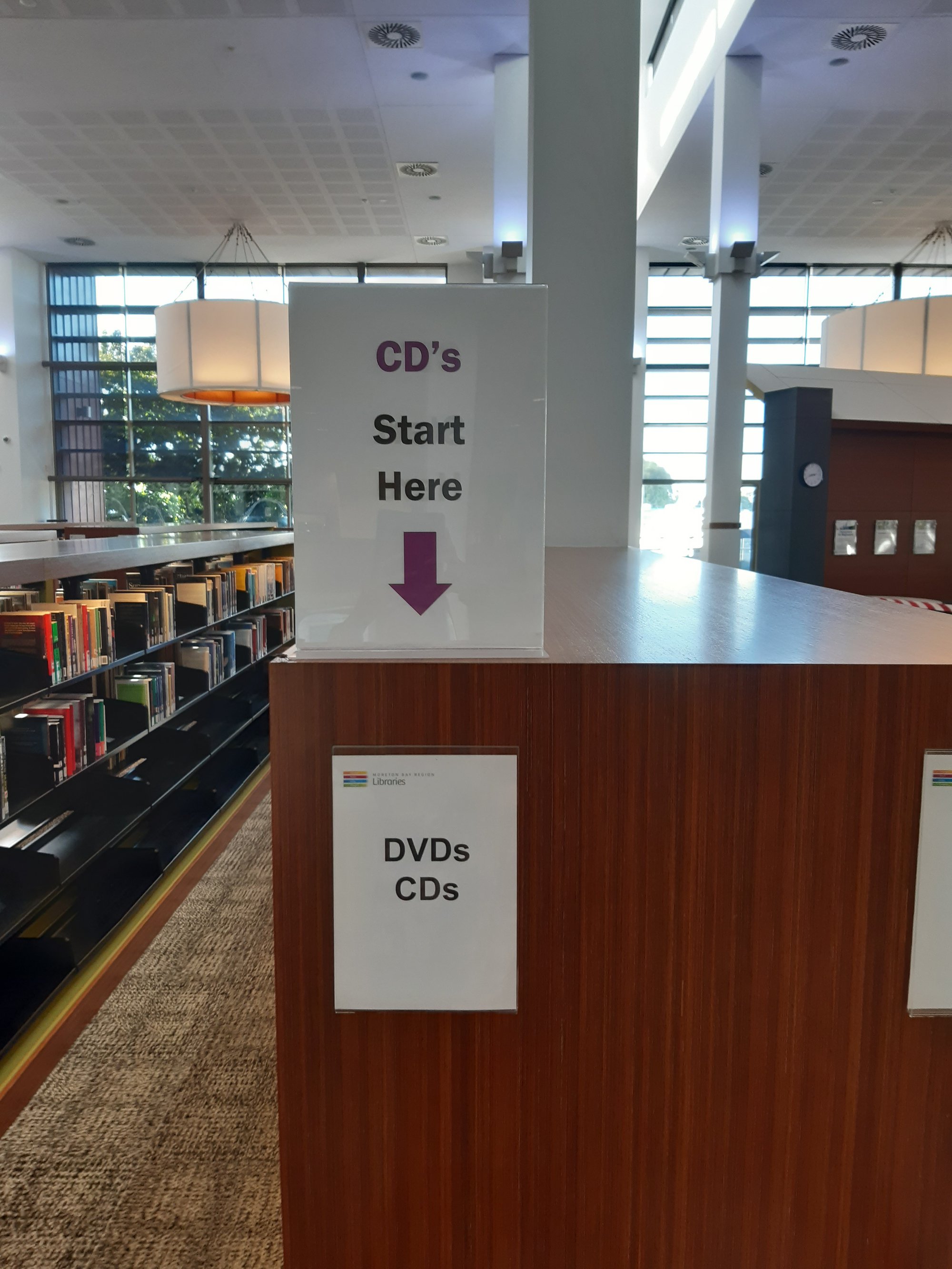 Caboolture Library - Hasking Street Caboolture - 15 May 2020 - reopening extra signage