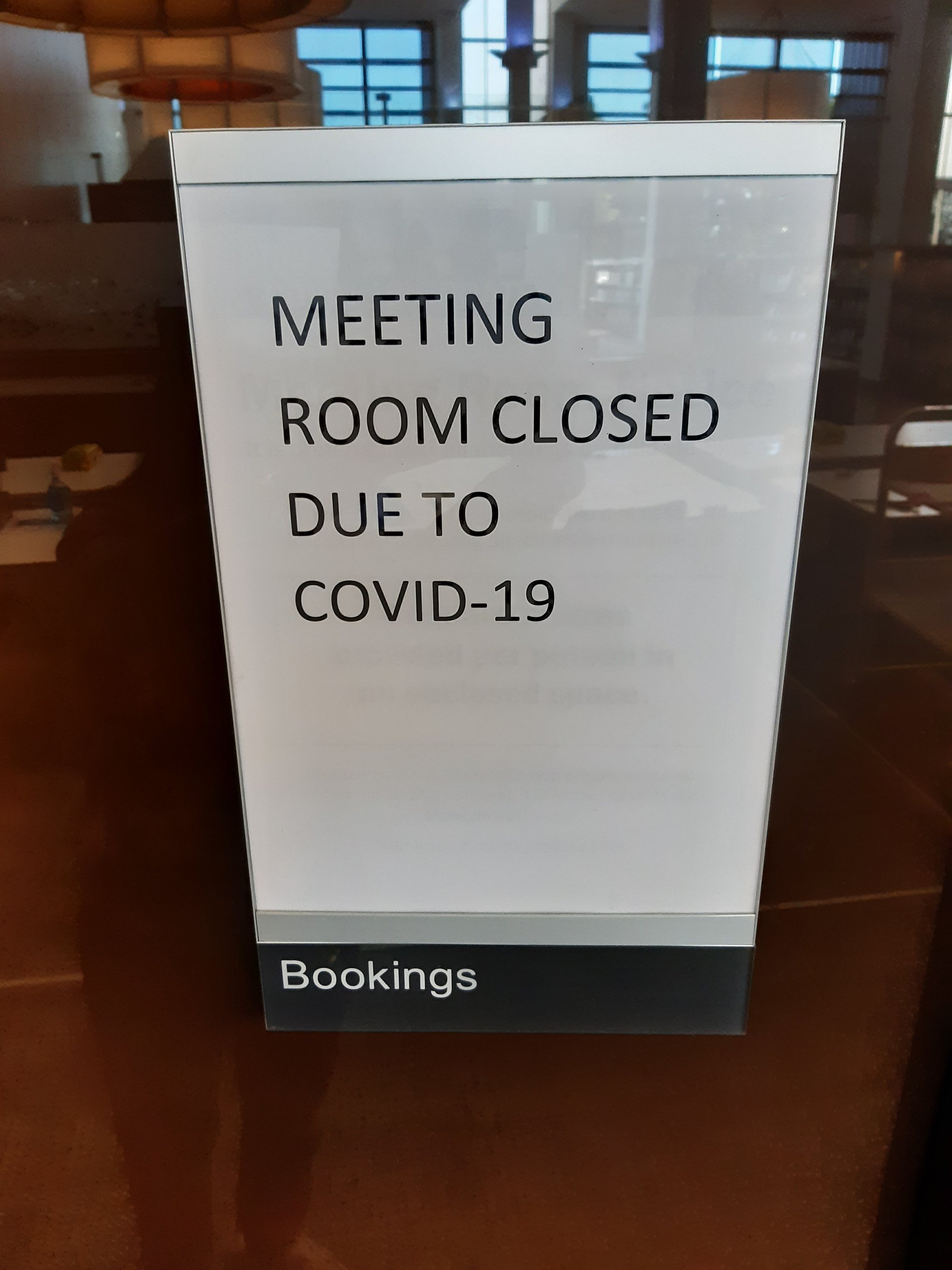 Caboolture Library - Hasking Street Caboolture - 15 May 2020 - reopening meeting room closed