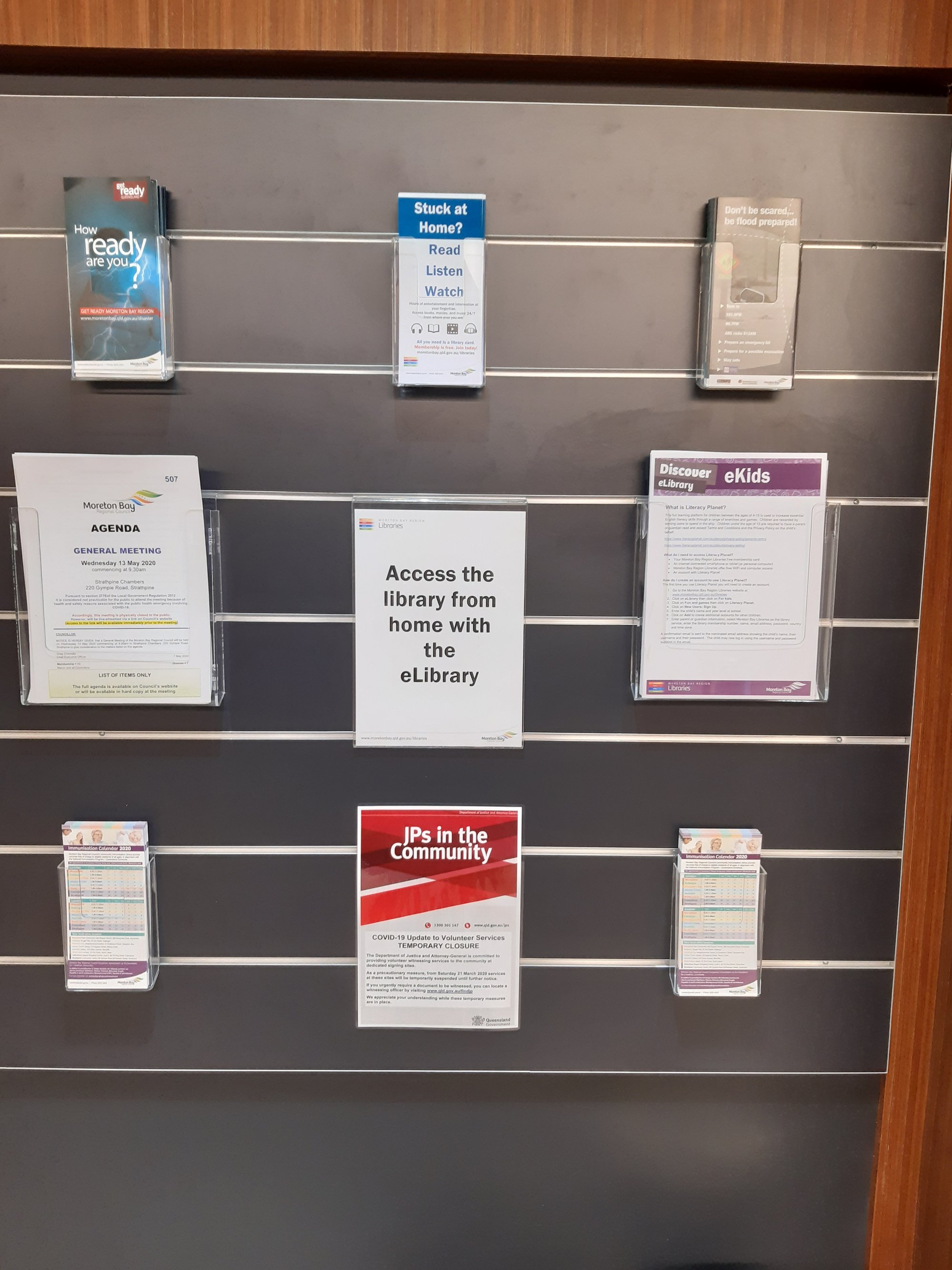 Caboolture Library - Hasking Street Caboolture - 15 May 2020 - reopening online resources