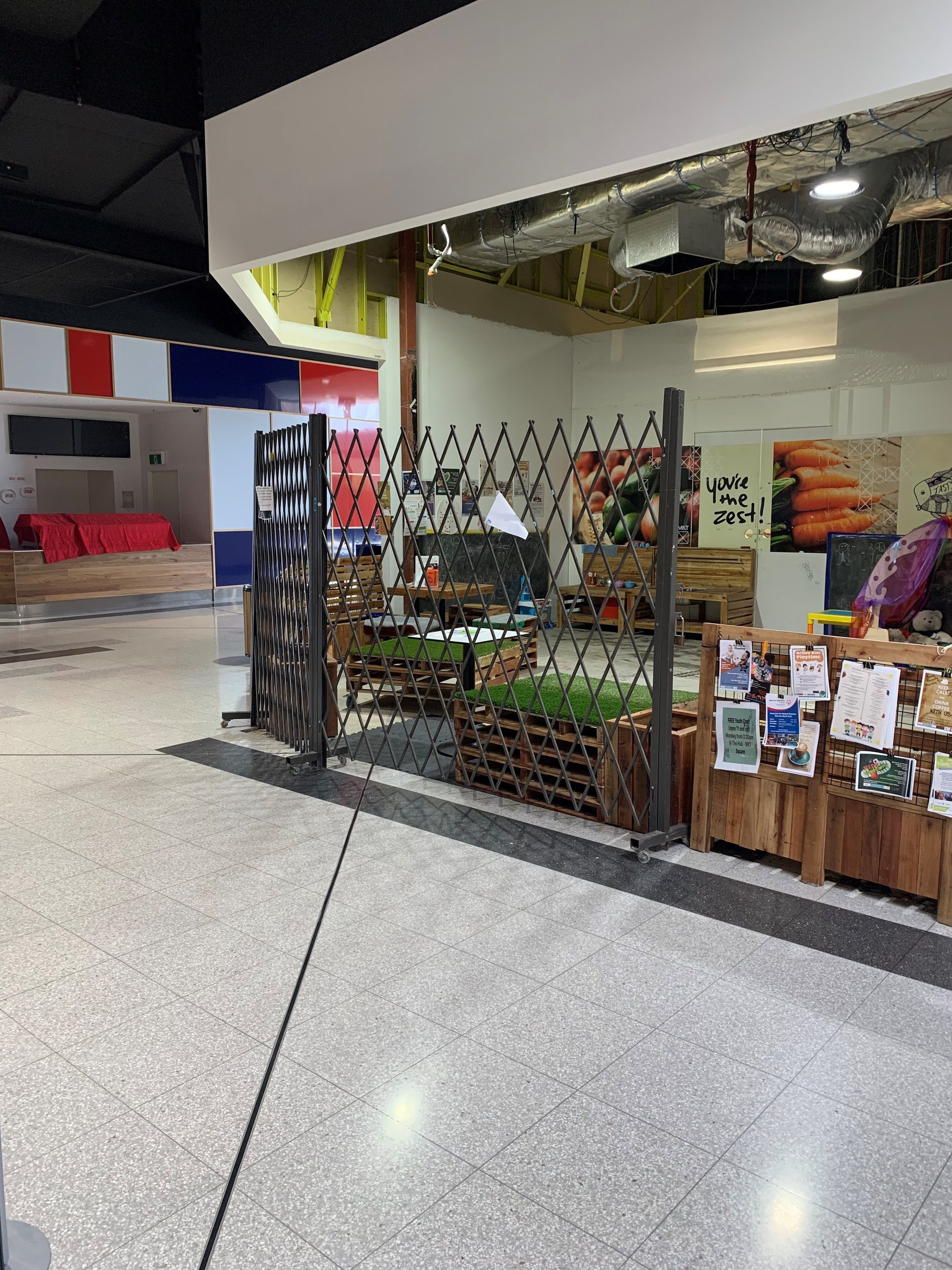 Market Square Shopping Centre Bay Avenue Deception Bay - 7 April 2020 - empty foodcourt - 002