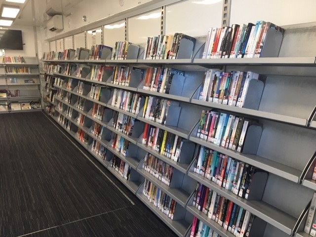 Mobile Library - Station Street Strathpine - 23 April 2020 - stocktake and weeding