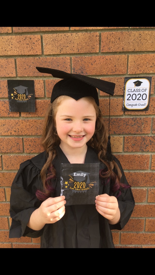 Old North Road Bray Park - May 2020 - Graduation from home schooling after 70 days of isolation