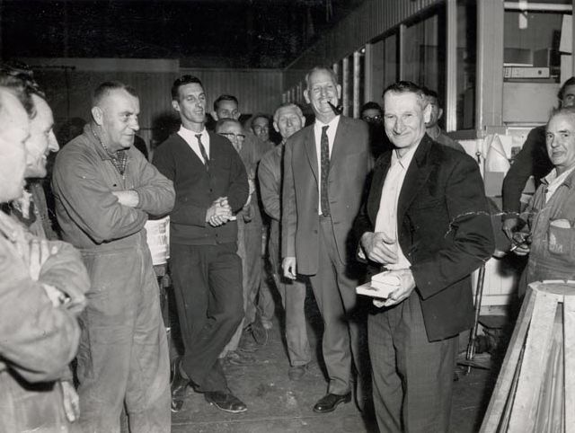 Retirement of George Minto in 1965