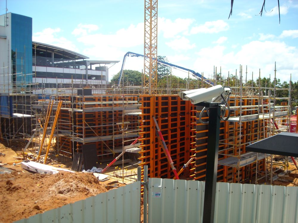 Formwork for the construction of the Caboolture Hub, 4 Hasking Street Caboolture