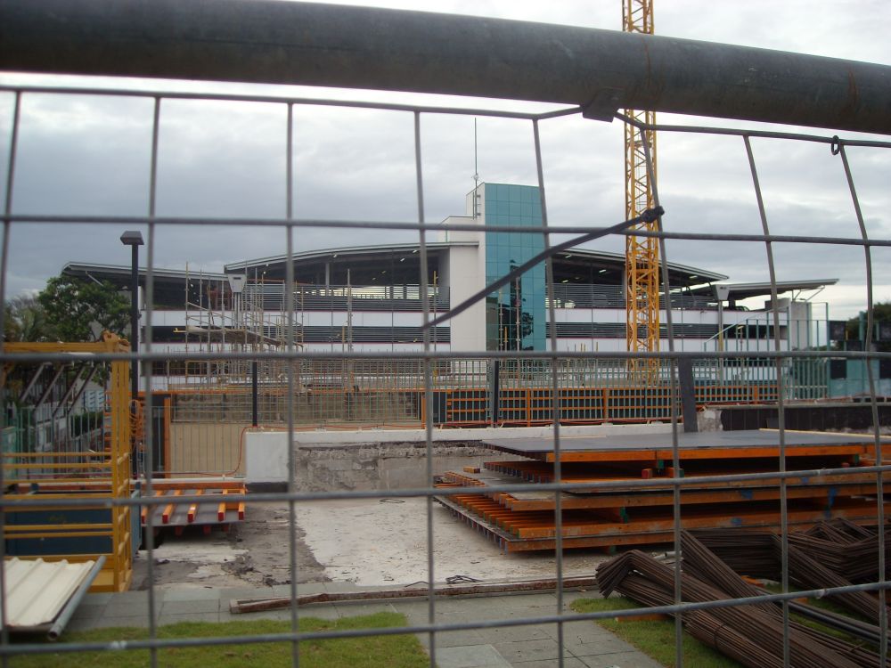 Construction site of the Caboolture Hub, 4 Hasking Street Caboolture