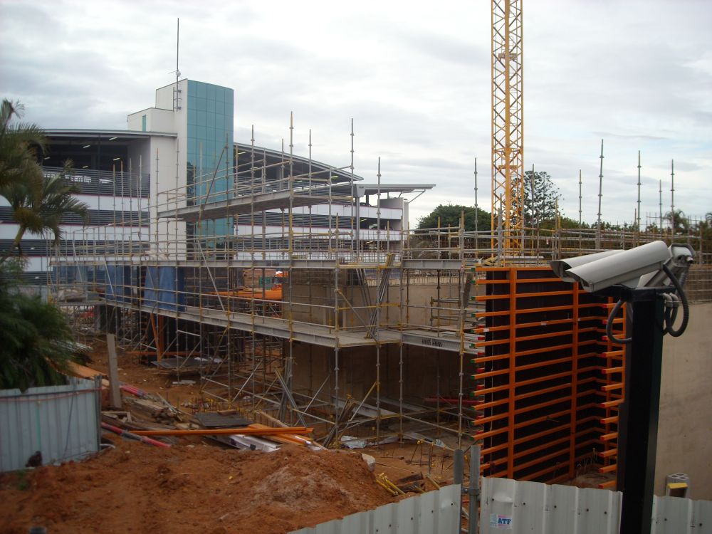 Formwork for the construction of the Caboolture Hub, 4 Hasking Street Caboolture