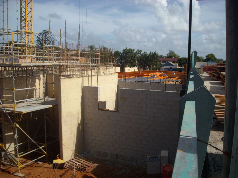 Formwork for the construction of the Caboolture Hub, 4 Hasking Street Caboolture