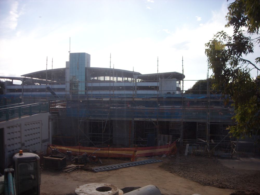 Formwork for one of the floors at the construction site of the Caboolture Hub, 4 Hasking Street Caboolture