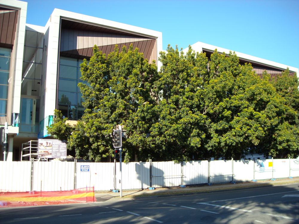 Northern aspect of the construction of the Caboolture Hub, 4 Hasking Street Caboolture