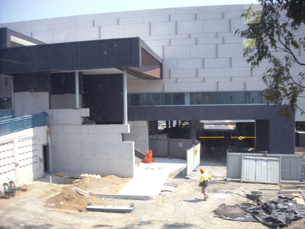 Carpark and access road for the new building known as the Caboolture Hub, 4 Hasking Street Caboolture 