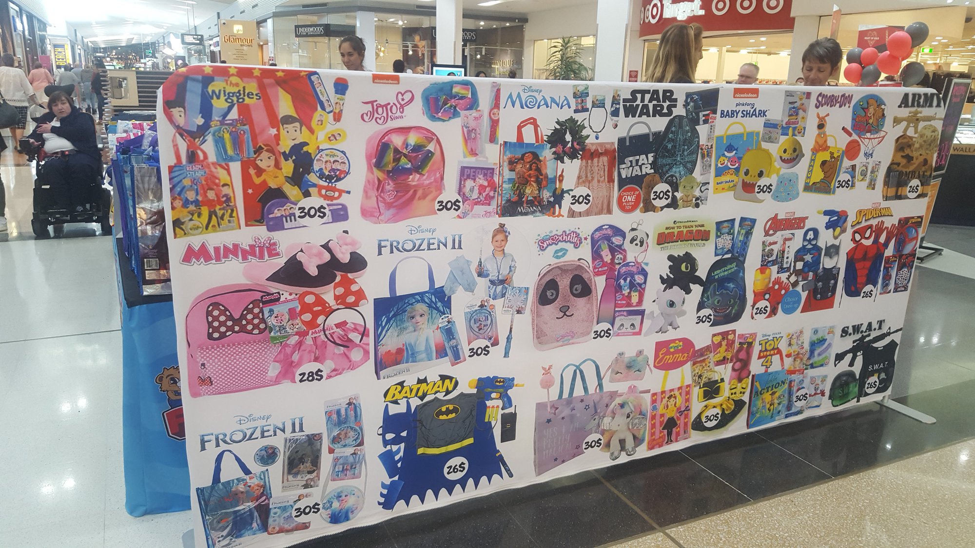 Westfield North Lakes - 13 Aug 2020 - showbags for sale in shopping centre due to cancelled show - 002