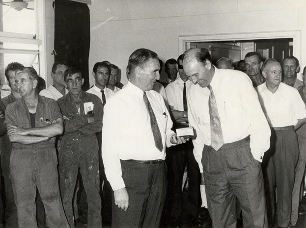 Gold Watch Presentation - 35 years in 1971