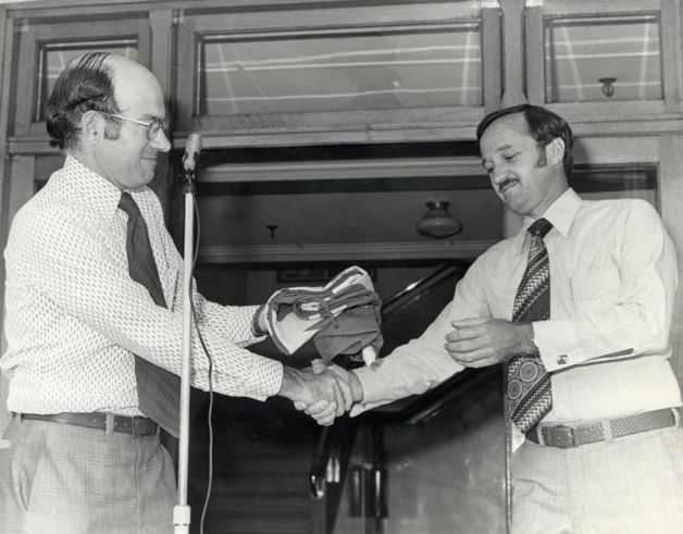 Presentation of M.D.'s Safety Pennant