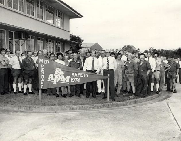 M.D.'s Safety Pennant Presentation 1974