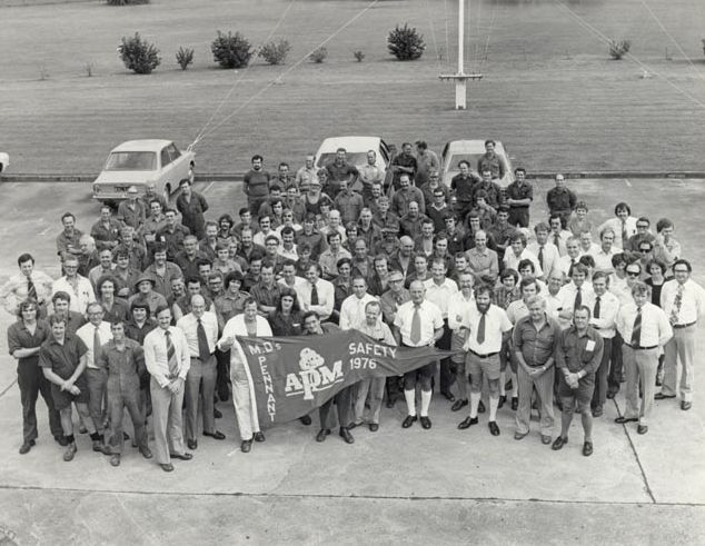 M.D.'s Safety Pennant Presentation 1976