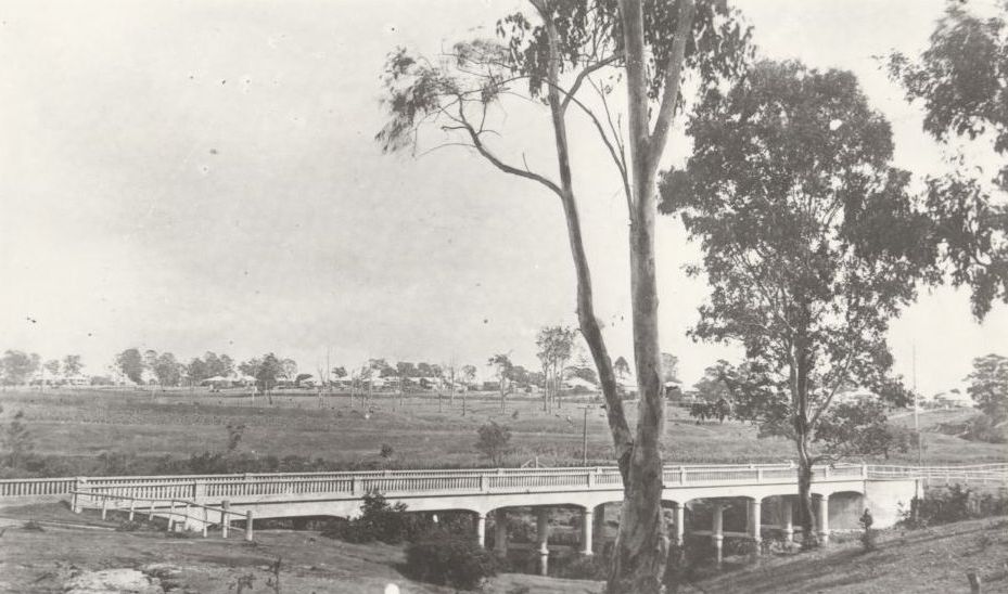 Concrete bridge over Caboolture River in 1919