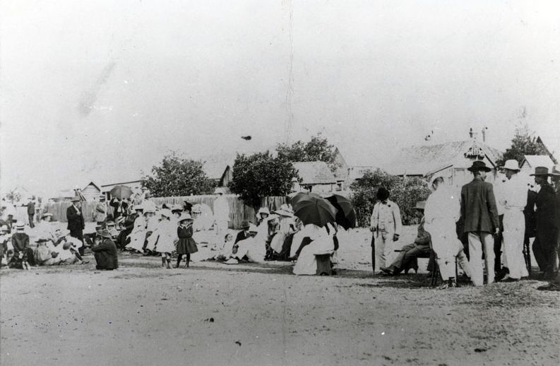 Cricket match at the Caboolture Sportsground
