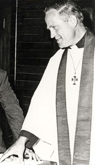 St Michaels' Soccer Club coach was Father Francis