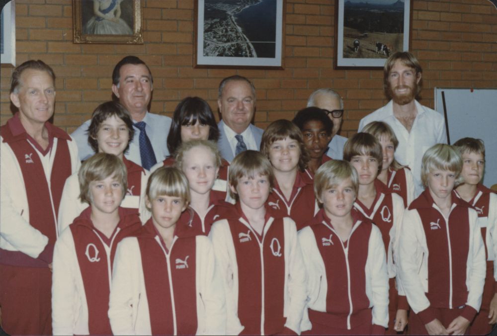 Queensland Primary Schools Athletics Squad visit to Caboolture Shire Council Chambers