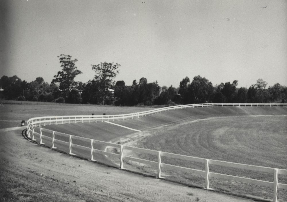 Completion of velodrome at the Caboolture Sports Centre in early 1975