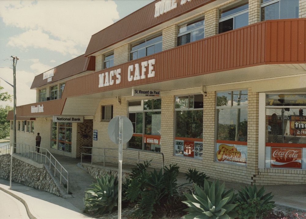 Mac's Cafe rebuilt in the early 1980s