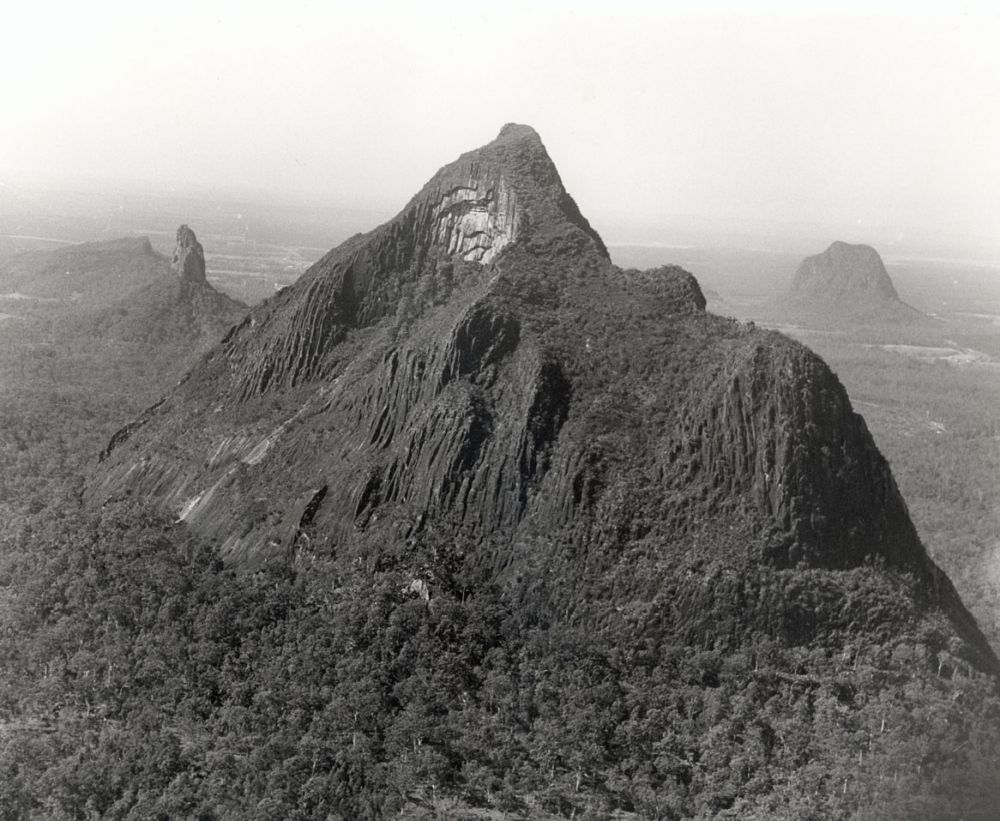 Aerial view of Mt Tibrogargan