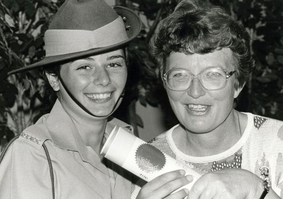 Cr Patricia Camilleri and Corporal Camilleri