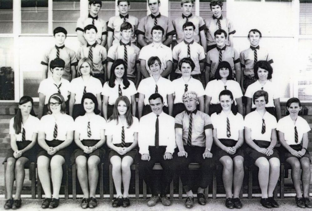Caboolture State High School - Form 12a in 1969