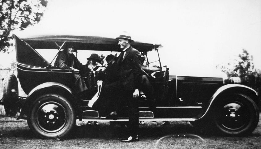 Wedding photo of Dorothy Zanow and George Horden, ca. 1930