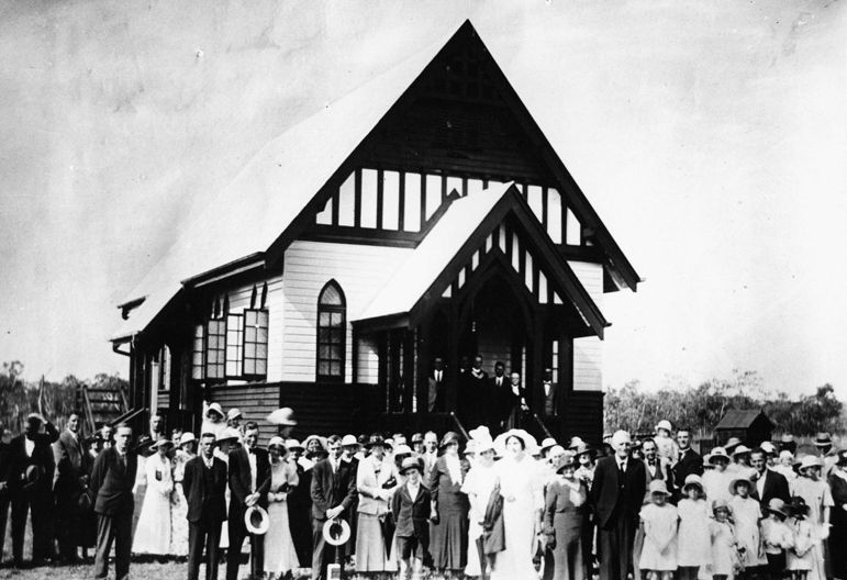 Opening of the Presbyterian Church, ca. mid 1930s