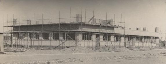 Administration Block being constructed
