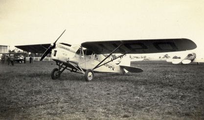 Plane owned by J.M. Newman and piloted by his nephew Joe Wilson