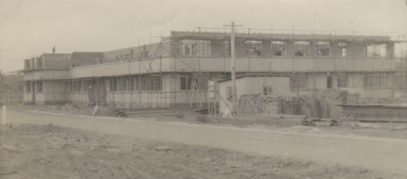 Administration Block being constructed