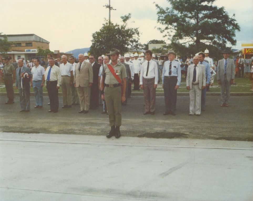 Official opening of the Woodford Memorial Hall