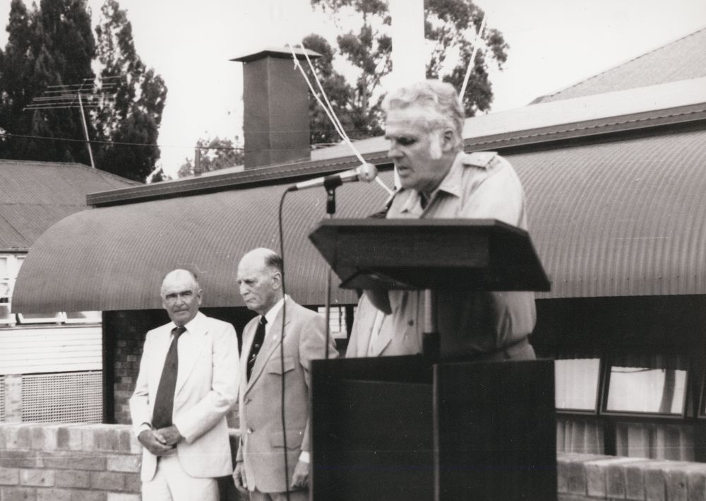 Official opening of the Woodford Memorial Hall