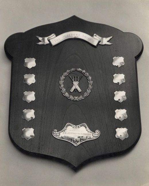 Shield for Cricket - The R.B. Jeffrey's Esquire Shield - 1956