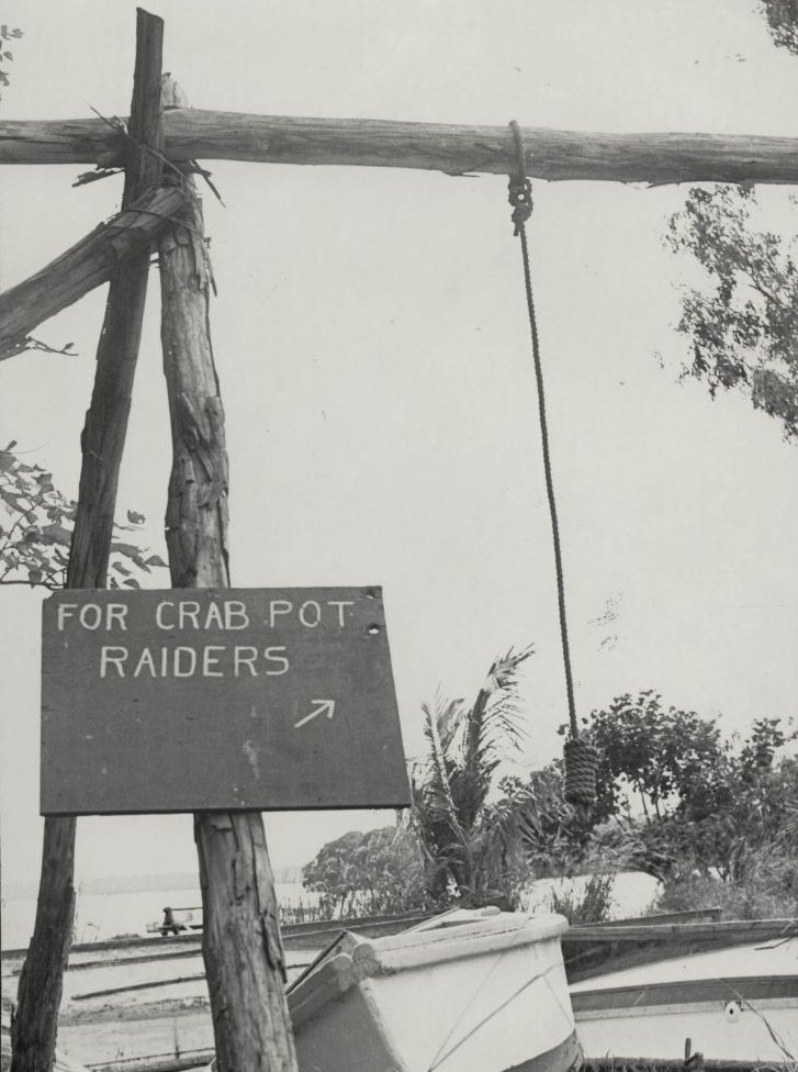 Boats on foreshore at Donnybrook, ca. mid 1970s