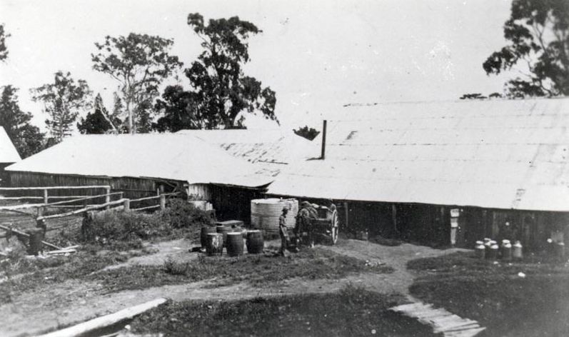 Sugar barn at Morayfield Park, ca. 1918