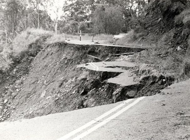 Mt Mee Road closed due to road slip after heavy rainfall