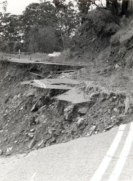 Mt Mee Road closed due to road slip after heavy rainfall