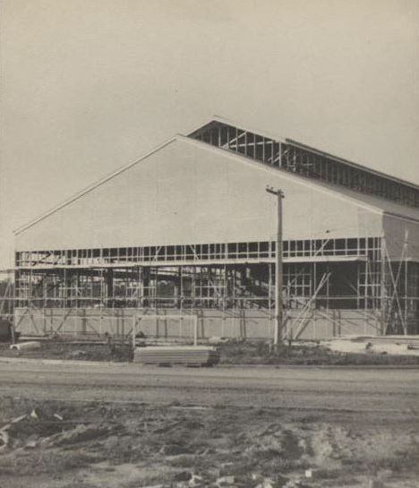 Mill under construction - Roof &amp; some cladding