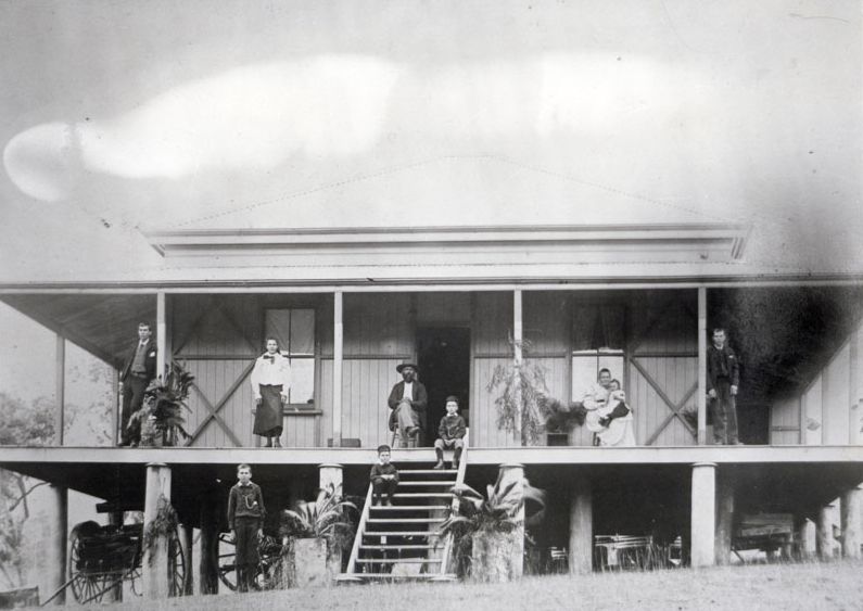 The Ernest Frederick (Ernst Friedrich) Goeldner home built in 1897 at Upper Caboolture