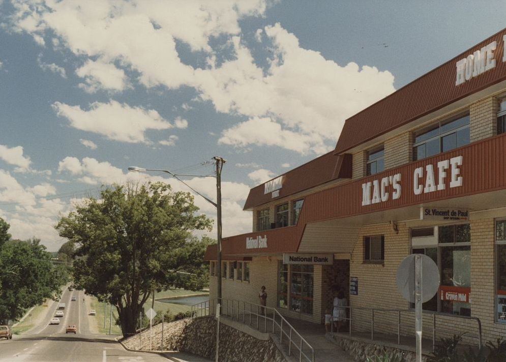 Mac's Cafe rebuilt in the early 1980s