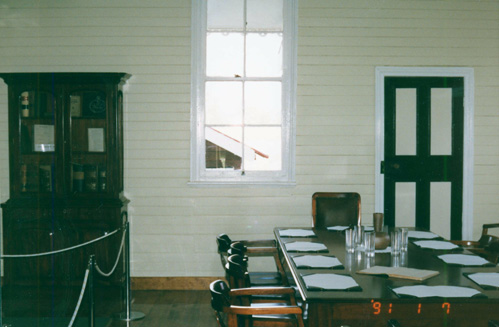 Boardroom of the original Shire Chambers
