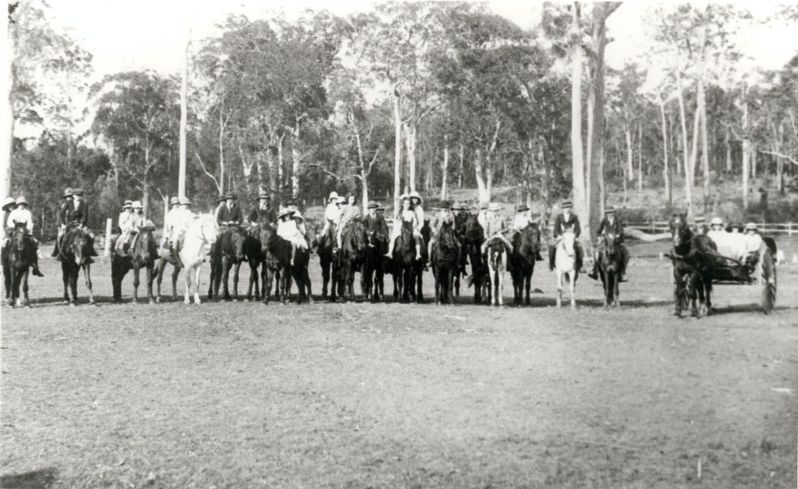 Pupils at Woodford School in 1920