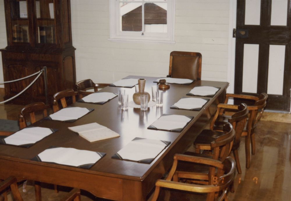 Boardroom of the original Caboolture Shire Council Chambers