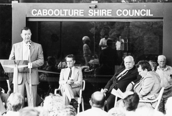 Official opening of the new Caboolture Shire Council Administration Building in 1987