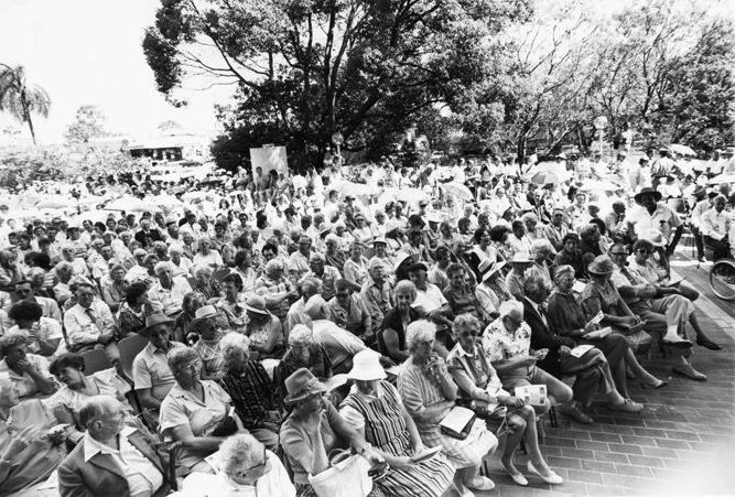 Official opening of the new Caboolture Shire Council Administration Building in 1987
