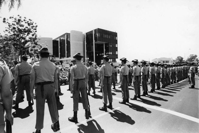 Official opening of the new Caboolture Shire Council Administration Building in 1987