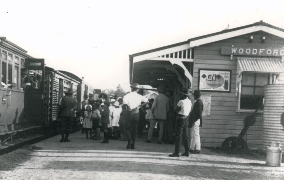 Woodford Railway Station in 1919